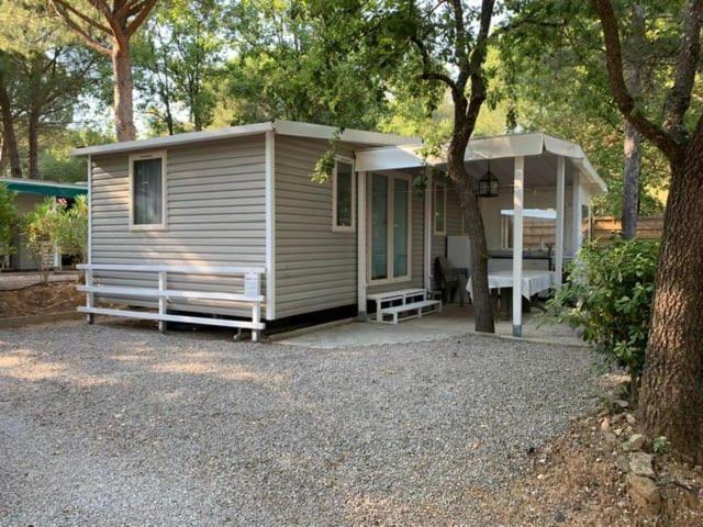 Mobile Home 6-Pers Camping Lei Suves-Cotes D'Azur-Including Airco Roquebrune-sur-Argens Exterior foto